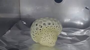 Crean una esponja imprimible en 3D capaz de expandirse