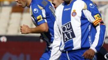 Raúl Tamudo se lamenta tras una ocasión perdida