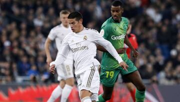 James Rodríguez jugó 45 minutos en la eliminación de Copa del Rey ante Real Sociedad.