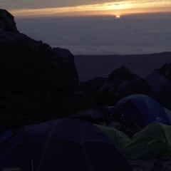 La primera noche de Gema Hassen-Bey a 2.800 metros en El Teide