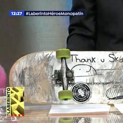 Muestran el monopatín con el que Ignacio Echeverría plantó cara a los terroristas en Londres