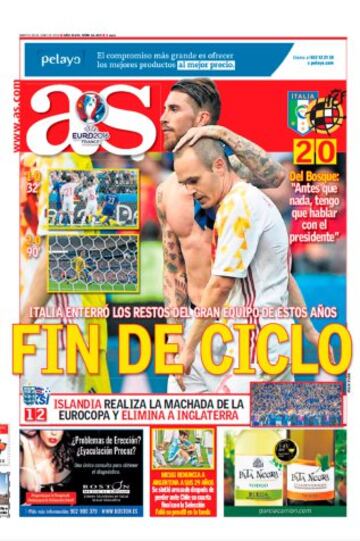 Las portadas de AS de junio