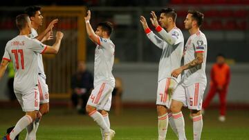 1x1 de España: perseverante Morata y titularísimo Asensio