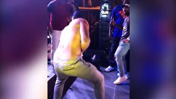 Rob Gronkowski y Shaquille O'Neal enseñan sus mejores pasos