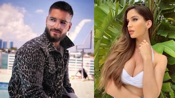 Maluma y su novia