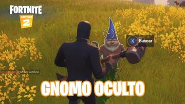 Fortnite Cap&iacute;tulo 2 - Temporada 1 | Desaf&iacute;o de Bola 8 vs. Bola blanca: encuentra los gnomos ocultos entre vista bonita una choza de madera y una casa grande