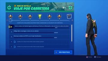 Fortnite Battle Royale: desaf&iacute;os de Viaje por carretera