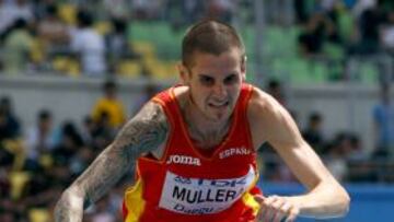 Ángel Mullera, en el Mundial de Daegu.