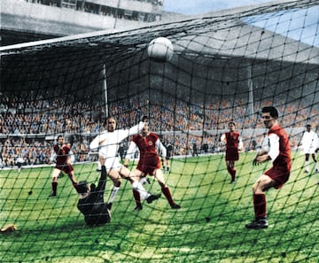 CINCUENTA A?OS DE LA COPA DE EUROPA 
TOMO1
COPA DE EUROPA 1960 FINAL
REAL MADRID EINTRACHT FRANCFORT
2-1 GOL DE DISTEFANO