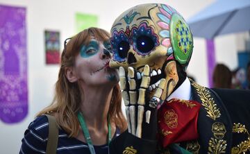 El día de muertos se vivió previo al Gran Premio de México