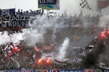 Colo Colo y la U vibraron con sus hinchas