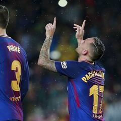 1x1 del Barça: Alcácer se sube con sus goles al 600 de Messi