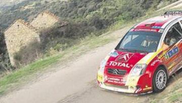 <b>EL MÁS RÁPIDO. </b>Dani Sordo no tiene rivales en el Mundial Júnior y está cada vez más cerca de conseguir el título. Además, en el rally de casa.