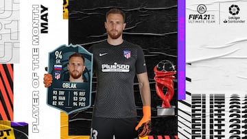 FUT FIFA 21: Oblak, mejor jugador de LaLiga en mayo; c車mo completar sus desaf赤os
