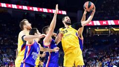 Nikola Mirotic retorno a la Euroliga con una gran actuaci&oacute;n.