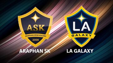 Casi como dos gotas de agua son los escudos de LA Galaxy y Araphan SK. El tono del azul, amarillo y la presencia del a?o fundacional de los otomanos son los principales cambios. El equipo de la MLS en el que jug David Beckham fue fundado en 1994, mientras que los turcos lo hicieron 15 a?os ms tarde en 2009.
