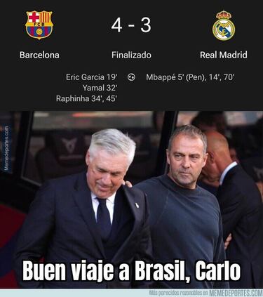 Robo, atraco... Los memes más divertidos del Clásico