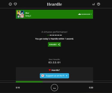 Heardle, así es el clon musical de Wordle