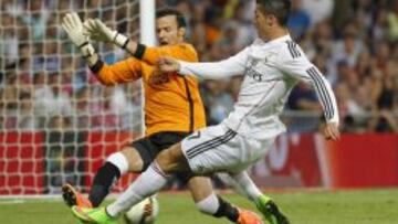 Manu Herrera ven&iacute;a arrastrando una dolencia en el hombro derecho desde el encuentro ante el Real Madrid.