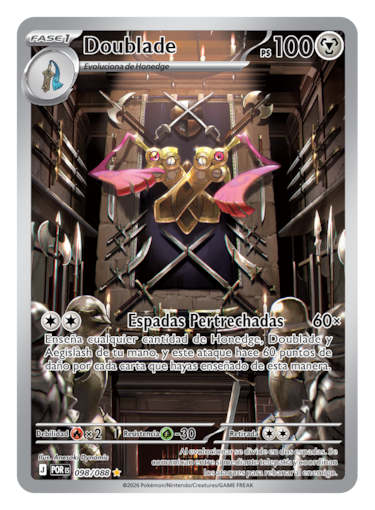 El combo de Doublade en Pokémon TCG Equilibrio Perfecto pinta brutal en estas cuatro cartas que desvelamos en exclusiva