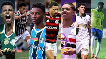 De Estêvão a Riquelme Felipe: los jóvenes a seguir en el Brasileirao 2025