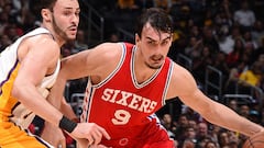 Dario Saric jug&oacute; uno de sus mejores partidos de la temporada en el Staples ante los Lakers.