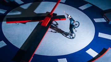 Matthias Dandois performs on his bike at Time Machine in France on January 12, 2023. // Nicolas Jacquemin / Red Bull Content Pool // SI202304210443 // Usage for editorial use only // 