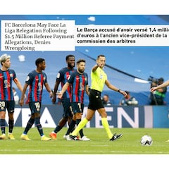 Worldwide media shock in reaction to Barcelona referee scandal