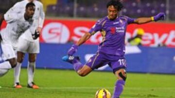 Cuadrado, con la Fiorentina.