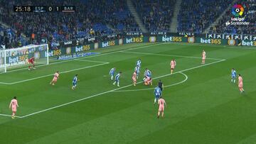 La buena jugada entre Vidal y Messi que definió Dembélé