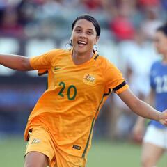 Sam Kerr, el gol de Australia bate récords en Estados Unidos