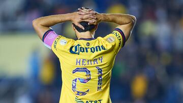 Henry Martin of America during the 14th round match between America and Monterrey as part of the Liga BBVA MX, Torneo Apertura 2024 at Ciudad de los Deportes Stadium on October 27, 2024 in Mexico City, Mexico.