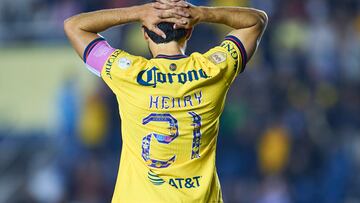 Henry Martin of America during the 14th round match between America and Monterrey as part of the Liga BBVA MX, Torneo Apertura 2024 at Ciudad de los Deportes Stadium on October 27, 2024 in Mexico City, Mexico.