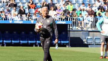 Sergio Pellicer durante la sesión de entrenamiento con público.