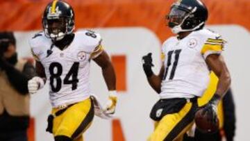 Antonio Brown y Markus Wheaton