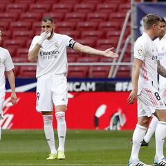 Aprobados y suspensos del Real Madrid: Courtois y Benzema evitan la debacle