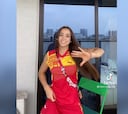 La gimnasta Marina González vuelve a reventar TikTok con este baile en la villa olímpica