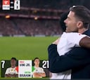 El cambio de Vinicius del que se va a hablar mucho: del insulto a coro de San Mamés a este abrazo con Xabi