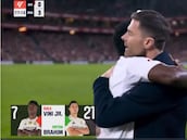 El cambio de Vinicius del que se va a hablar mucho: del insulto a coro de San Mamés a este abrazo con Xabi