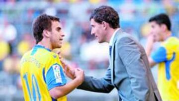 <b>SISTEMA. </b>Javi Gracia se ha decantado en las últimas jornadas por un 4-4-2.