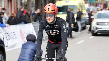 Carlos Rodríguez durante la Vuelta Ciclista a Galicia de 2024