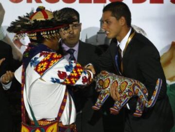 Javier Hernández 'Chicharito' se emociona tras ser nombrado Embajador de Turismo para el Estado de Jalisco en su ciudad natal, Guadalajara. 