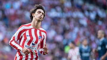 João, en el Atlético-Girona. Instalado en su crisis eterna.