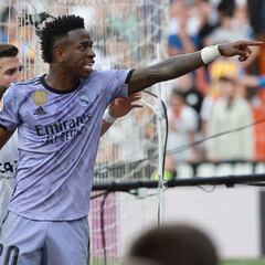 Vinícius identifies and confronts fan at Mestalla during Real Madrid’s defeat to Valencia