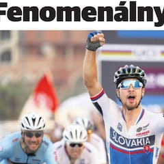 La prensa se rinde a Peter Sagan tras su segundo Mundial