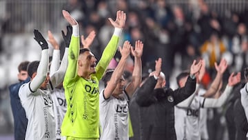 Partido entre el Burgos CF y el Eibar celebrado en el Estadio ‘El Plantío’.
Celebración del Burgos
10-01-2026 - RICARDO ORDÓÑEZ