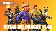 Fortnite - Notas del parche 11.40: cambios y novedades