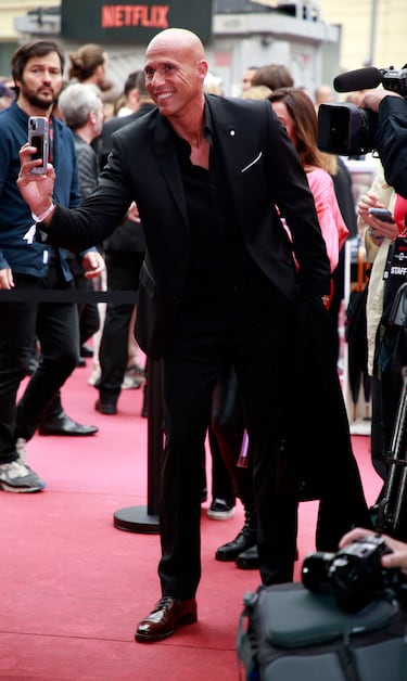 Sergio Fontecha durante el estreno de la película, 'Tyler Rake 2'.