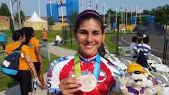 María José Moya se sube al podio tras conseguir bronce