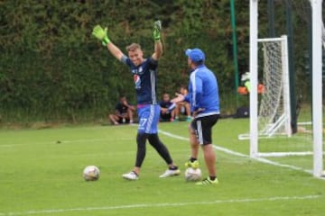 Millonarios prepara el partido de cuartos de final de la Liga Águila frente a Nacional 